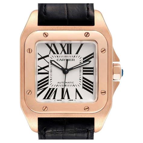 cartier santos 100 w20108y1|santos 100 cartier price.